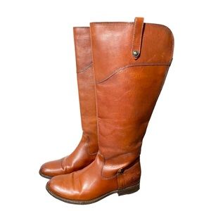 FRYE Leather Tall Riding Knee Boots